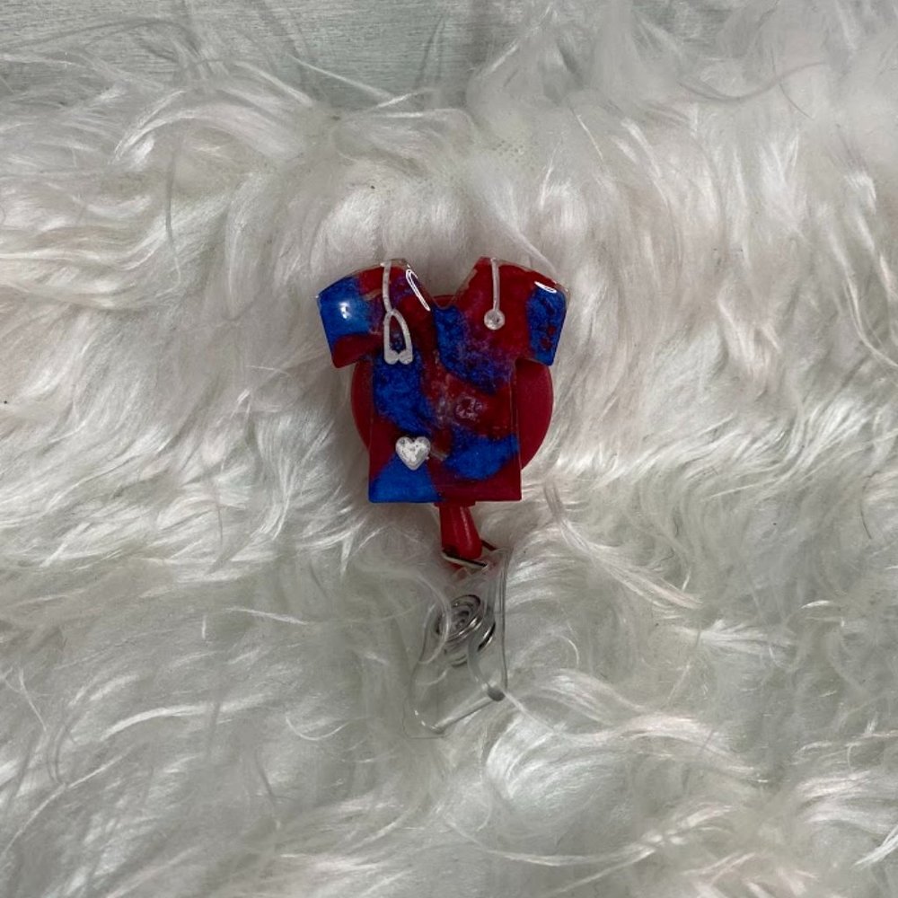 Scrub Top Badge Reel